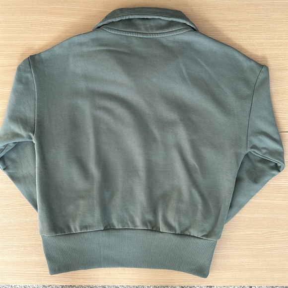 A New Day Teal Quarter Zip Sweatshirt Small - Picture 7 of 14